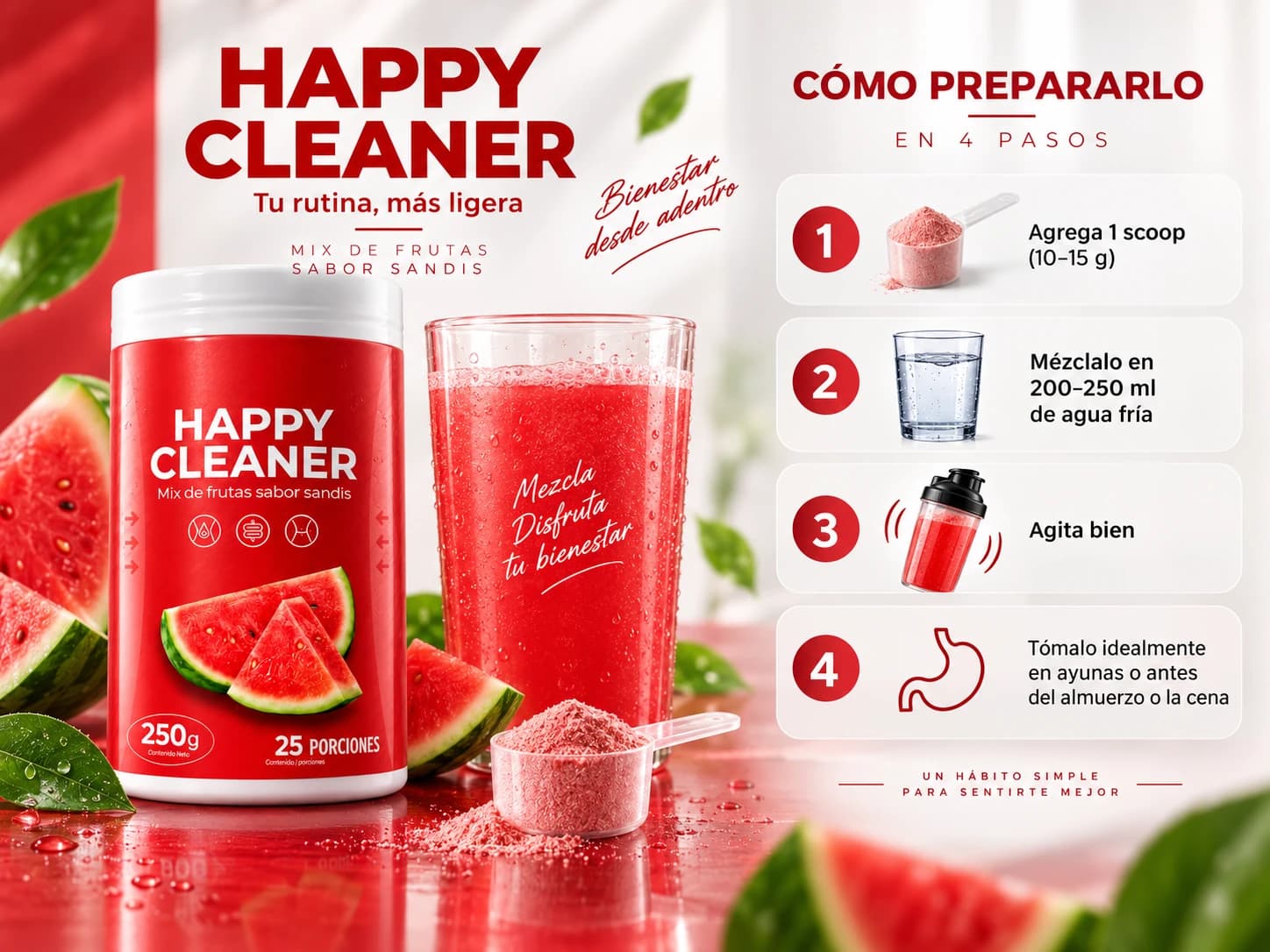 Cómo preparar Happy Cleaner